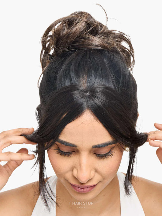 Clip-In Hairline With Curtain Bangs